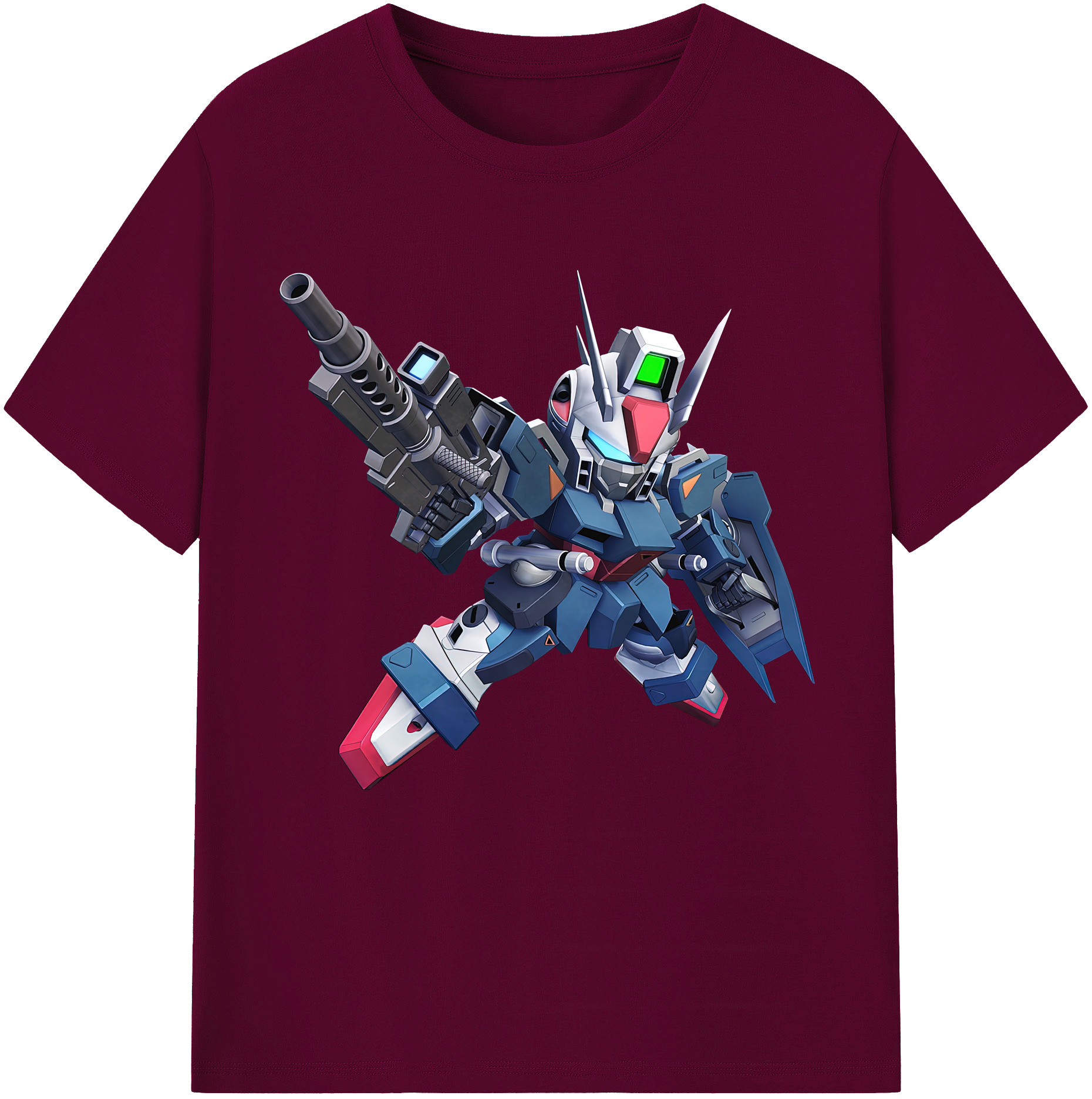 （画像用） 機動戦士ガンダム Mobile Suit Gundam レディースカジュアルプリントTシャツ（綿100％）